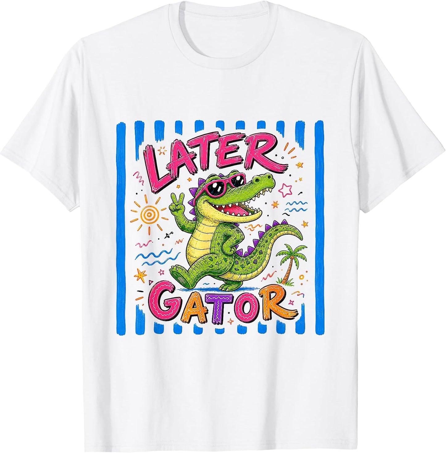 Retro Alligator Pop Art Merch