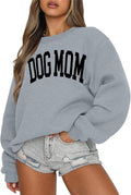 Dog Mom Sweatshirt Women Dog Lover Sweatshirt Funny Graphic Fall Sweatshirts Mom Pullover Tops