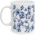 Goldendoodle Dog French Toile De Jouy Coffee Mug - Inspired By Toile De Jouy Coffee Mug - Dog Lover Gifts - Gifts For Women- Pet Lovers On Mothers Day- Birthday- Holiday 11oz