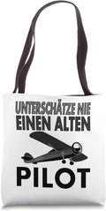 Flugzeug T-Shirt alter Pilot fliegt Spruch Gift