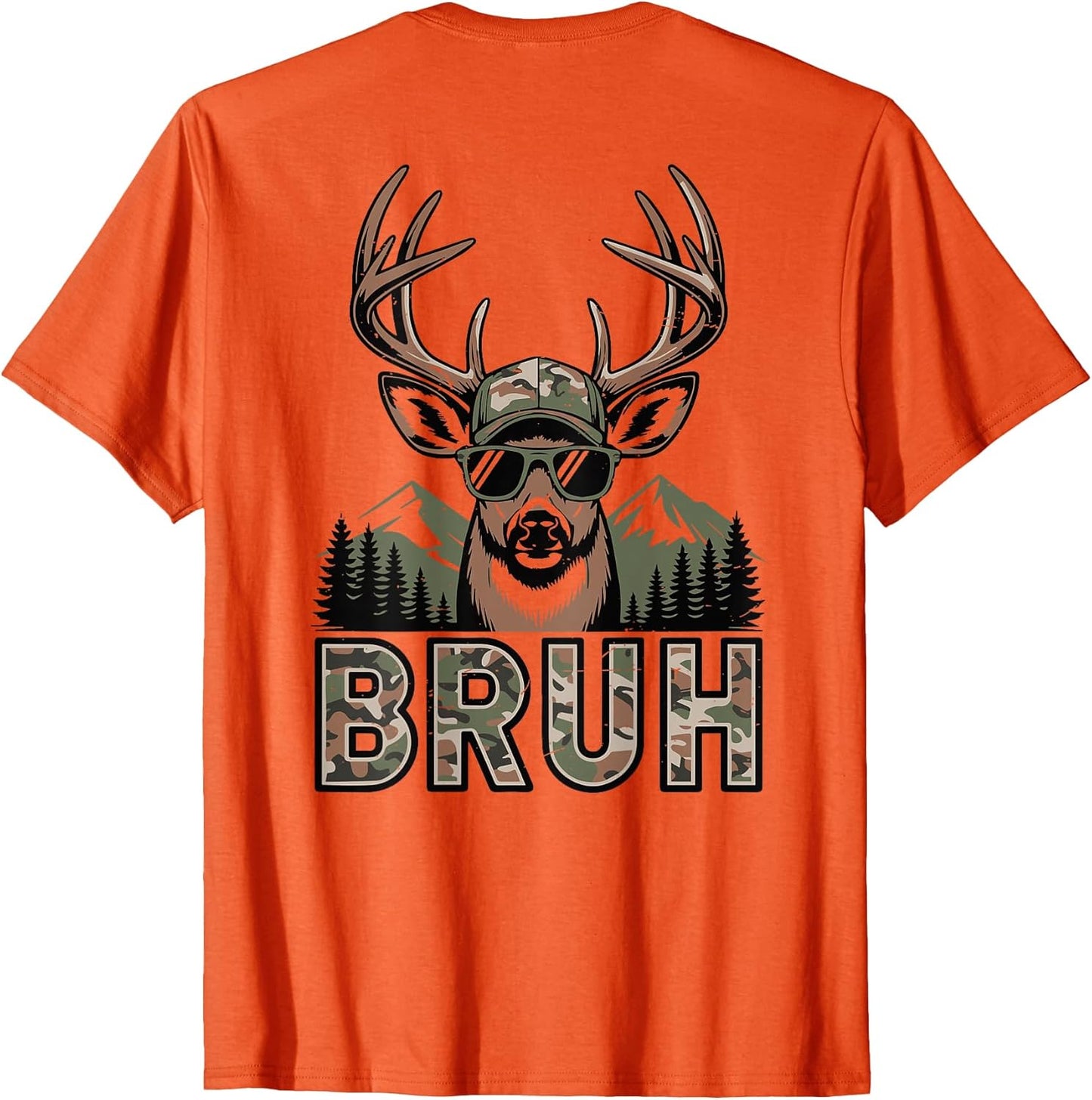 Bruh Camo Deer Hunting Hunter Gift Humor Elk Buck