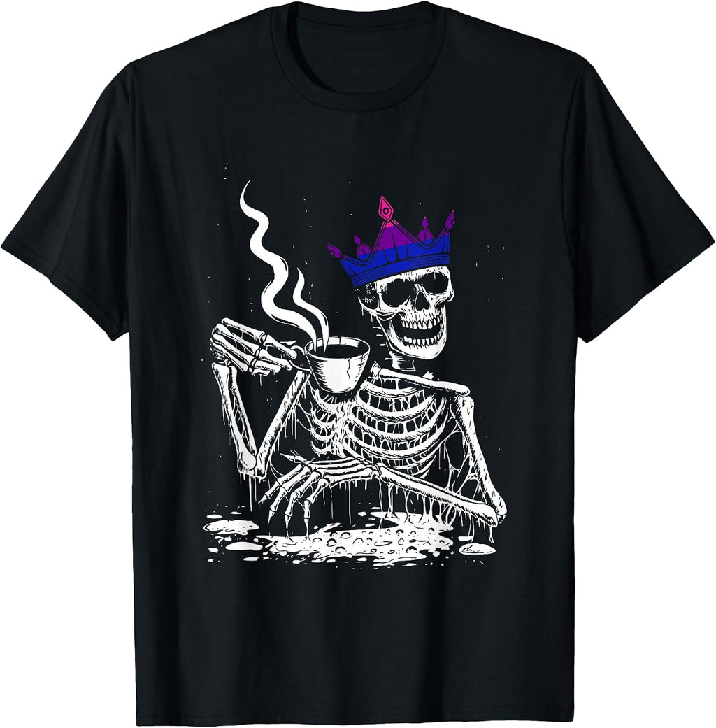 LGBT-Q Shirts Bisexual Skeleton Men Women Kids
