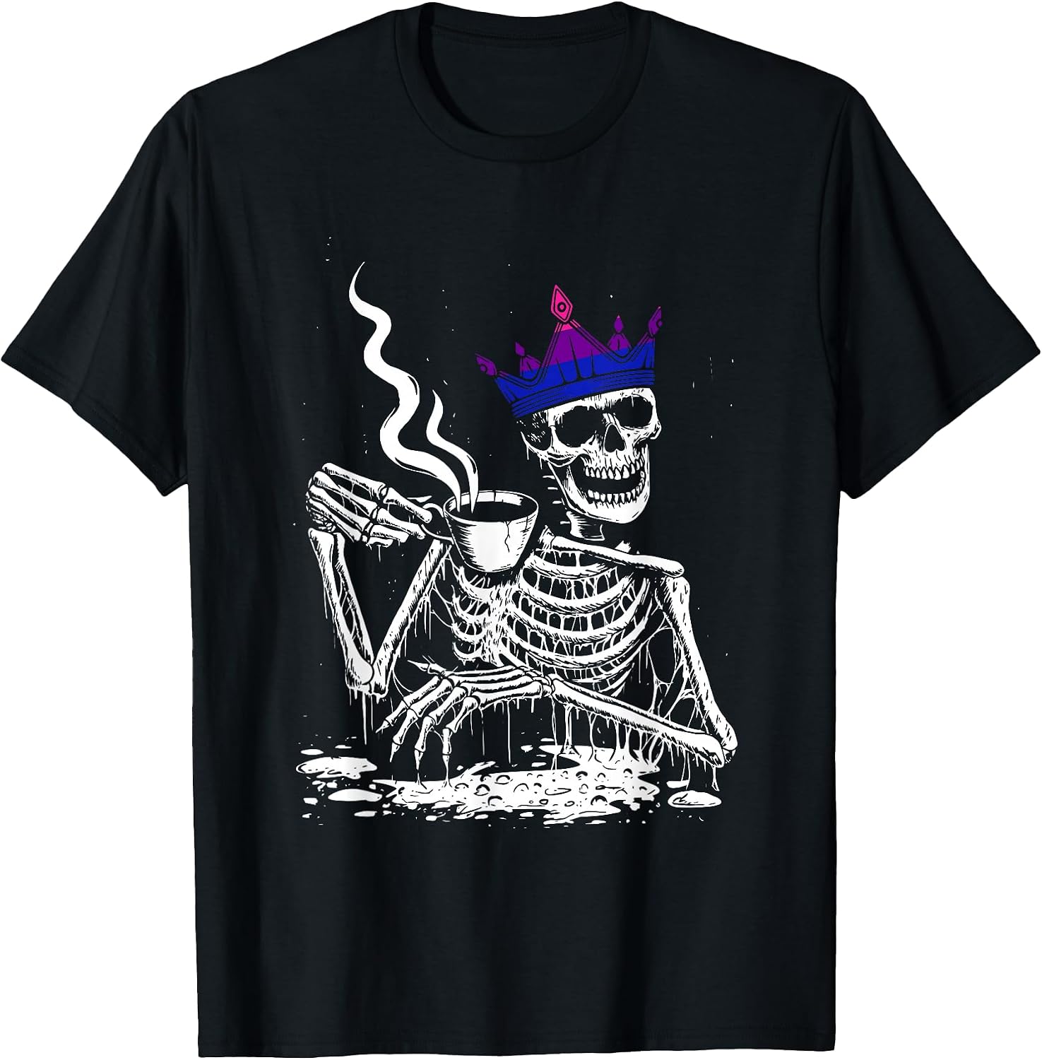 LGBT-Q Shirts Bisexual Skeleton Men Women Kids