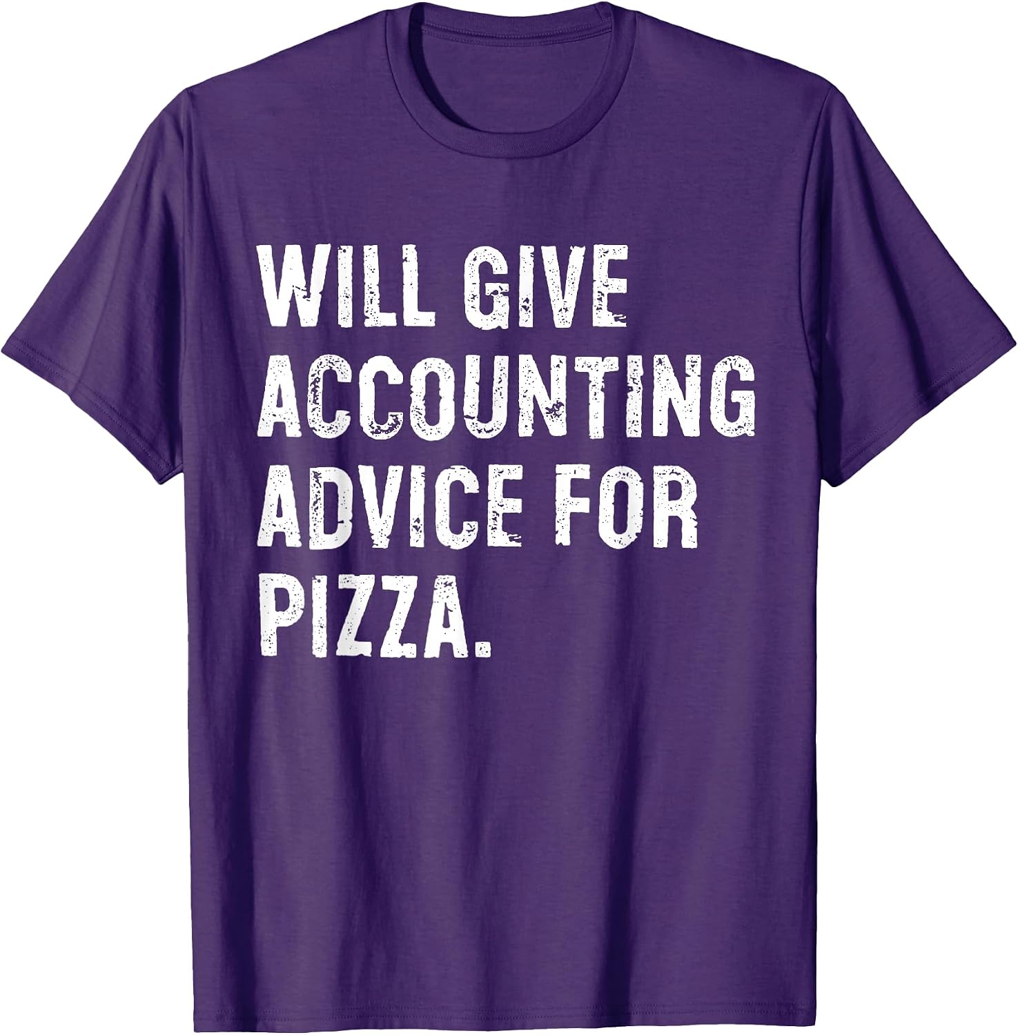 Funny Accountant Pizza Typography Gifts