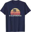 California Vintage T Shirt Retro 70s Throwback Tee Design T-Shirt