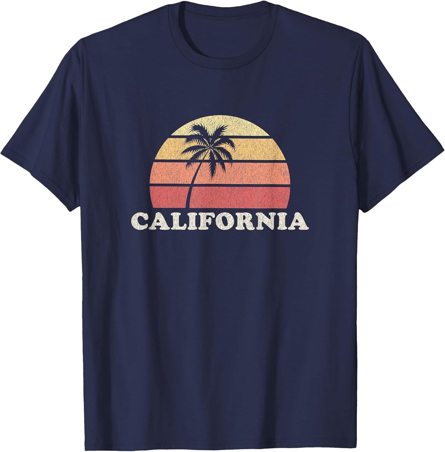 California Vintage T Shirt Retro 70s Throwback Tee Design T-Shirt