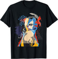 Pop-Art Clothes Funny Collage Face Women Julib Tee