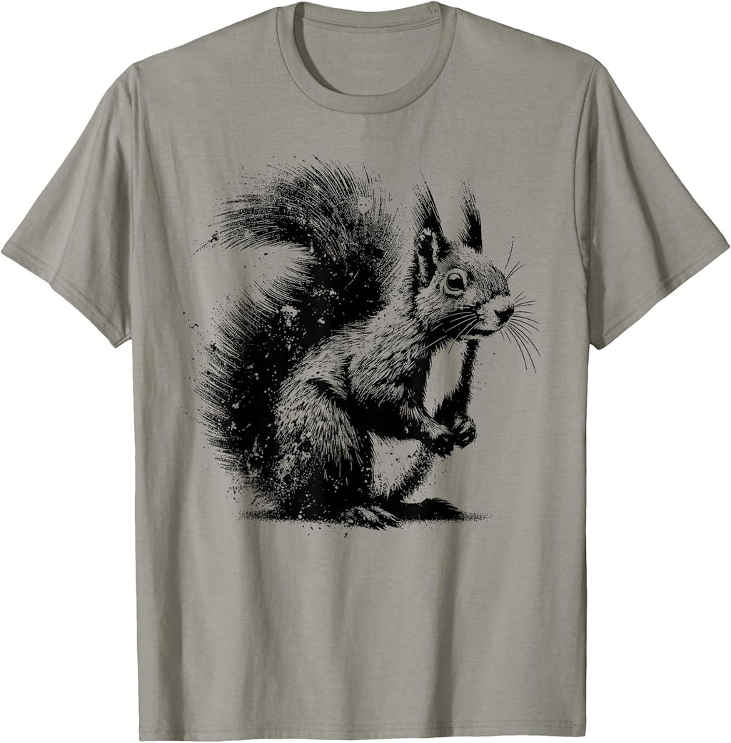 Edgy Grunge Aesthetic Squirrel Lover Stuff Edgy Squirrel T-Shirt