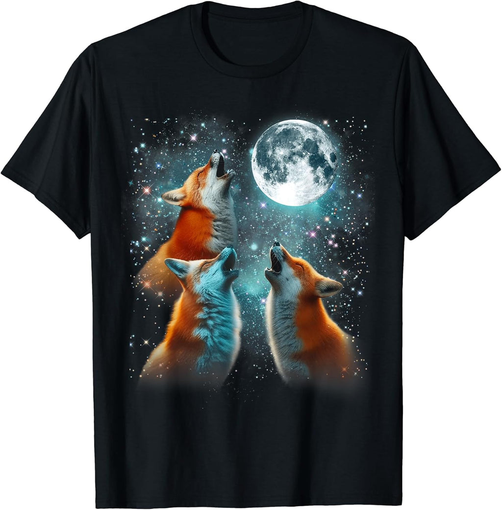 Funny Red Foxes Graphic Tees