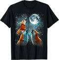 Funny Red Foxes Graphic Tees