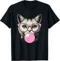 Cute Cat Shirt for Women Funny Cat Lovers T-Shirt