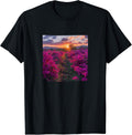 Bougainvillea Flower Field Beautiful Sunset Merch