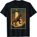 T-Rex Dinosaur UFO Alien Abduction Dino
