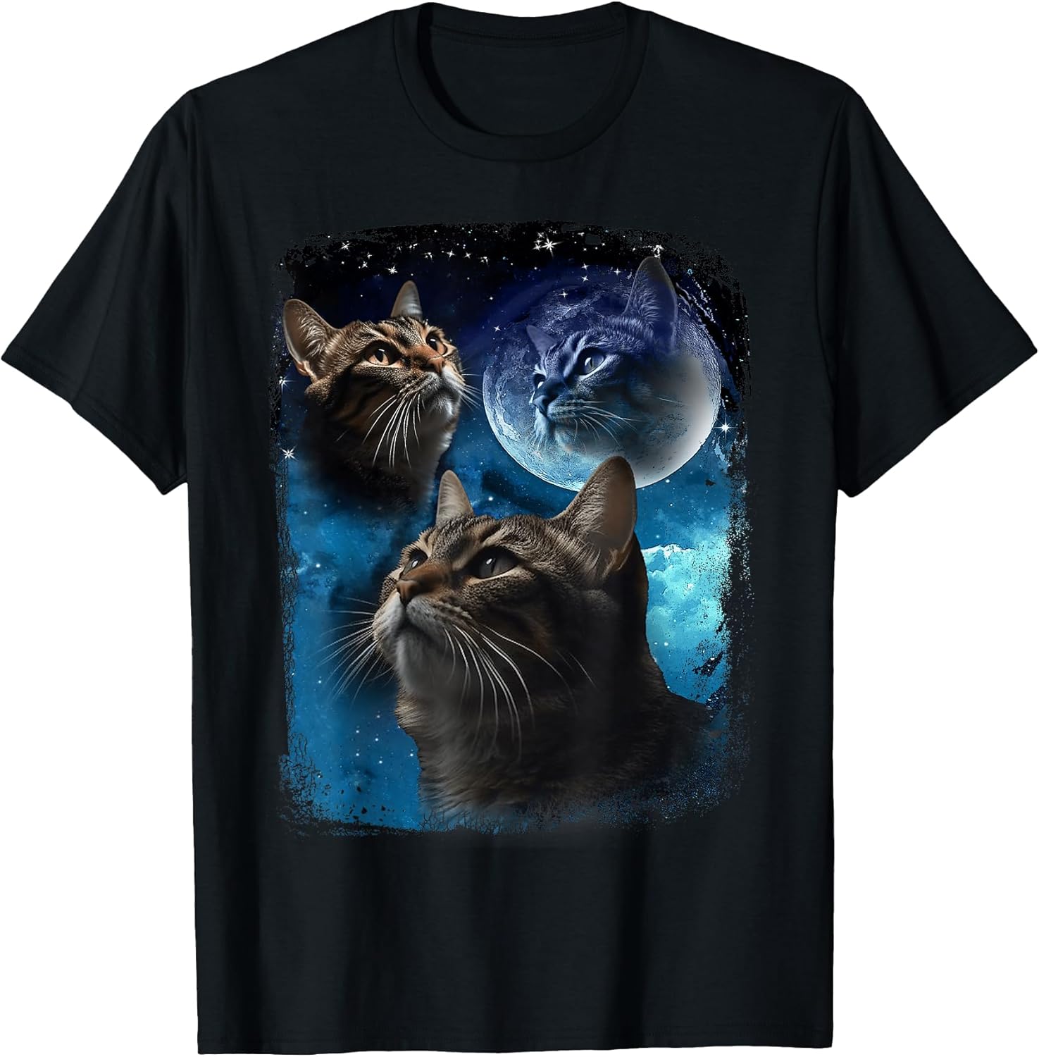 Cats howl at the moon meme merch hoodies - Shop