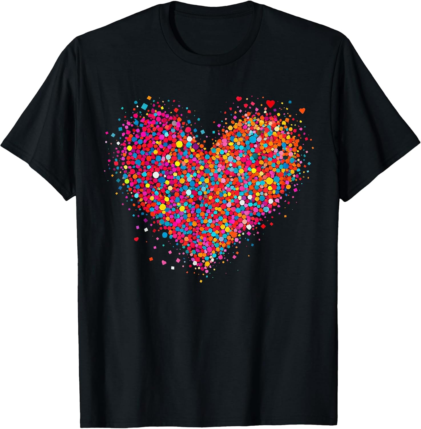 Valentine Colorful Confetti Heart Gat