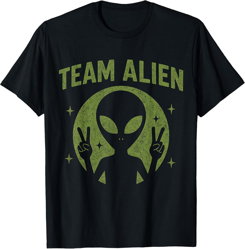 Alien UFO Sci-Fi Vintage Graphic Tees