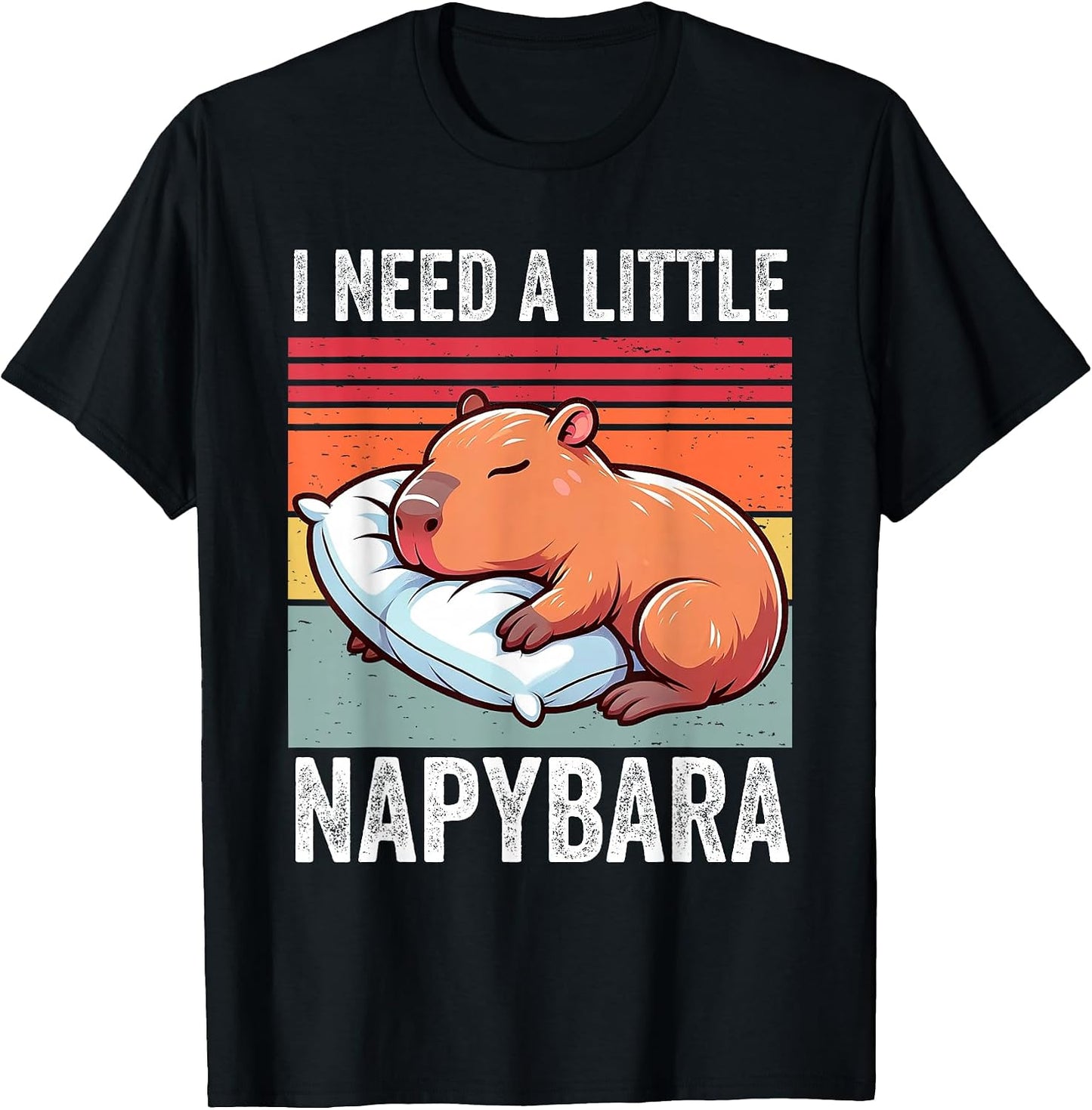Funny Capybara Nap Animal Humor