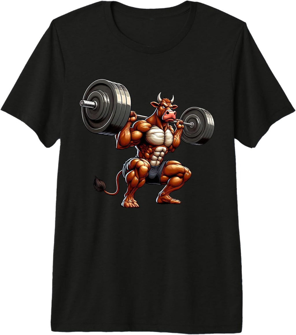 Powerful Cow Bull Bison Fitness Training