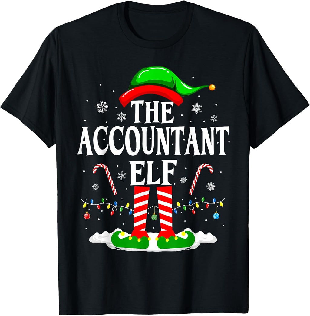 Accountant Elf Elf Christmas Pajamas