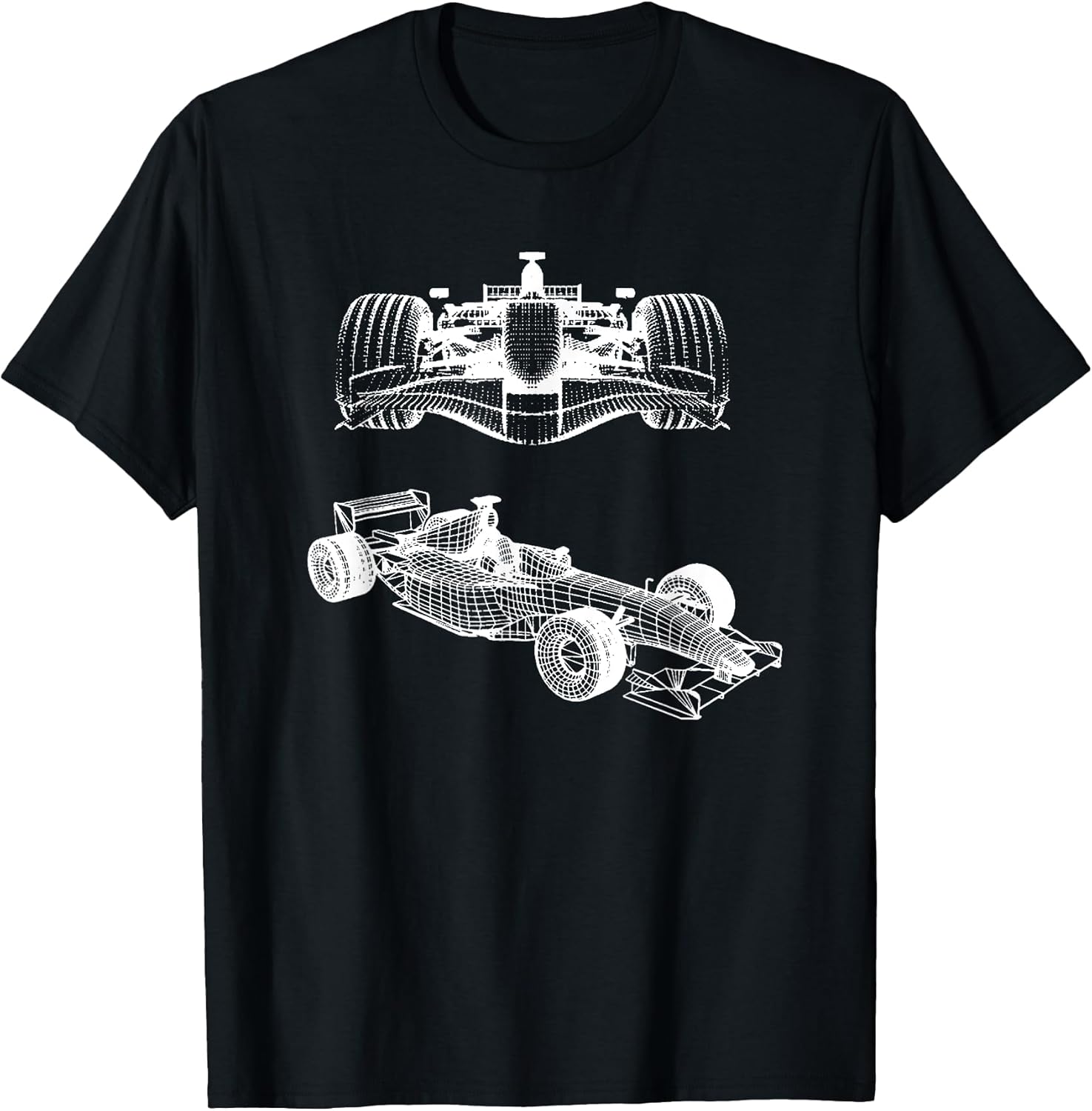 Der Rennwagen Silhouette Mechanischer Merch Store