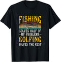 Fisherman Interest Golfer Humor Obsess