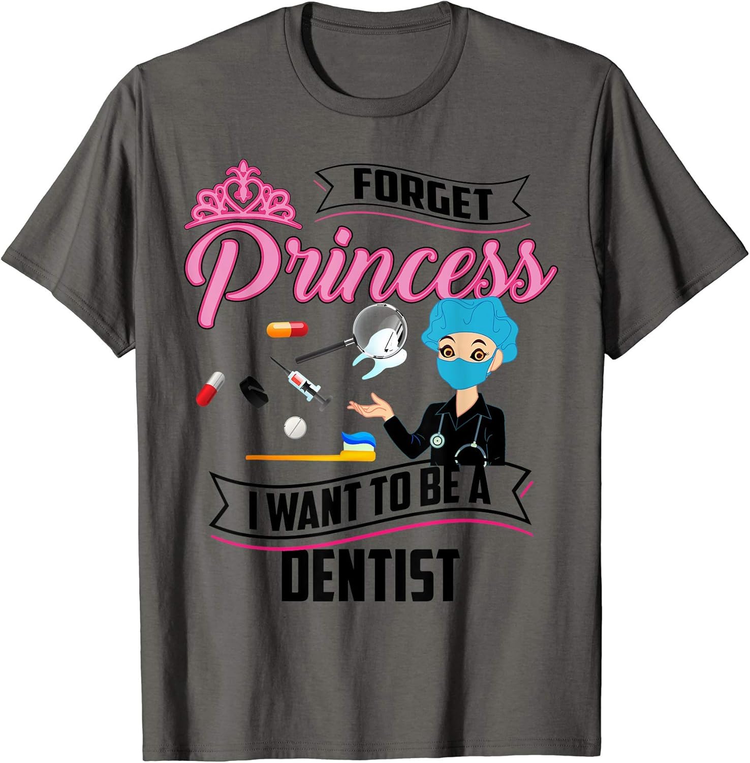 Cute Girls Kids Dental Hygienist Fan Humor Designs