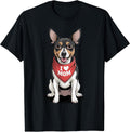 I Love Mom Rat Terrier Lover Dog Mother's Day T-Shirt