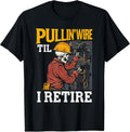 Vintage Skeleton Electrician Pullin Wire Workwear