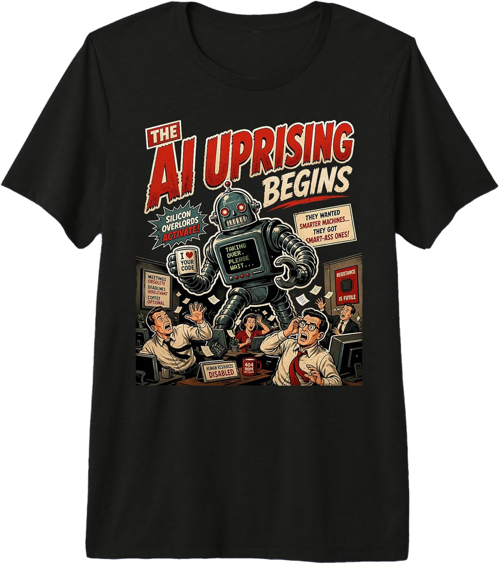 Vintage AI Humor For Programmer Nerd