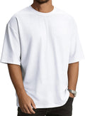 Oversized Tshirts for Men Crewneck Graphic Tees Basic Short Sleeve Loose Fit Tops 2026