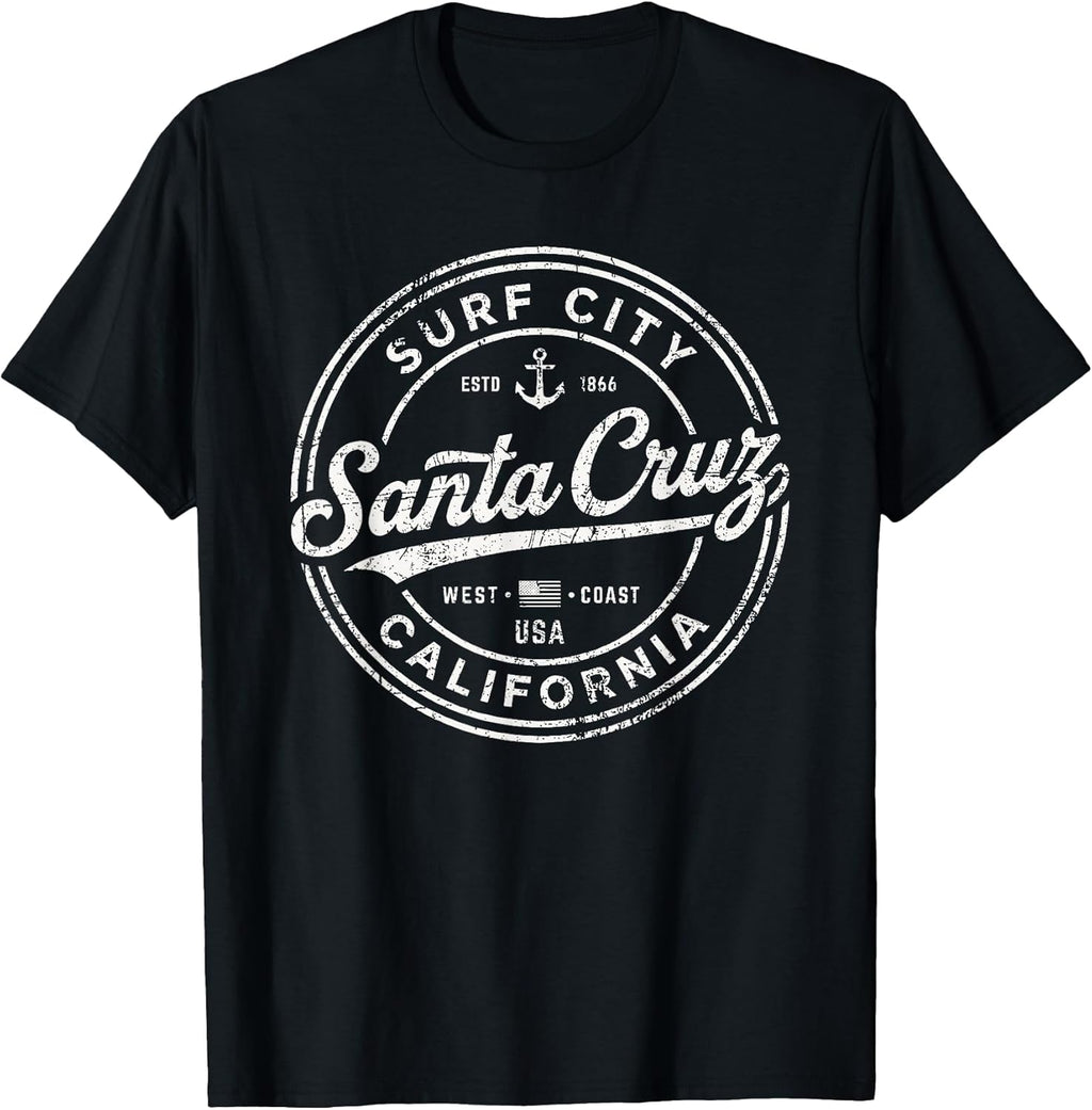 California Surf Vintage Coastal Retro Graphic Co