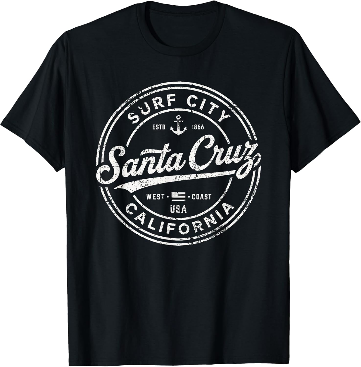 California Surf Vintage Coastal Retro Graphic Co