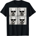 Funny French Bulldog Dog Lover Cute Frenchie Photo Booth T-Shirt