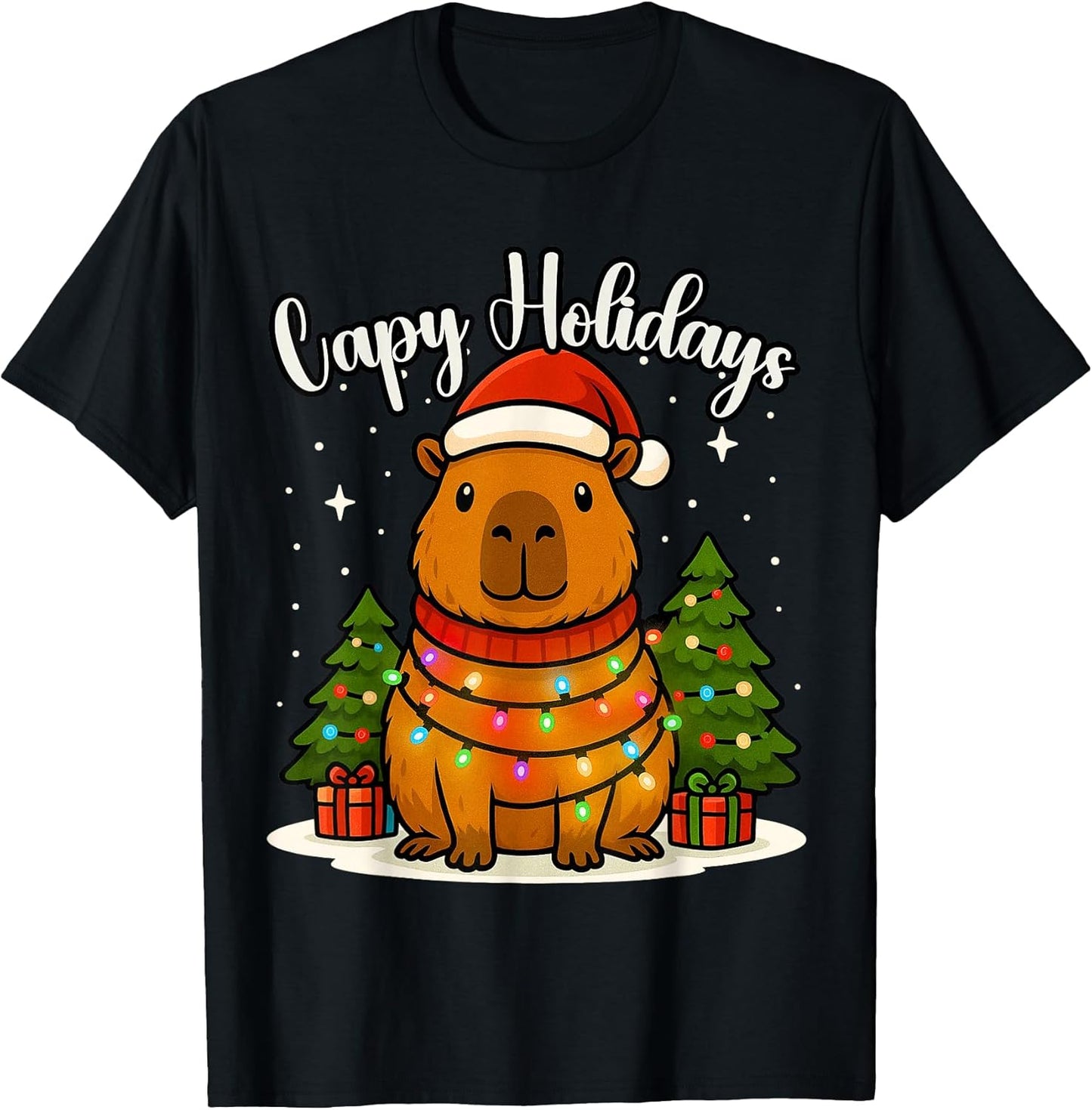 Family Christmas Capybara Pajamas Men Women Kids