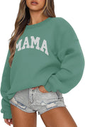 Crewneck Sweatshirt for Women Casual Oversized Pullover Hoodies Long Sleeve Fleece Tops Sweater