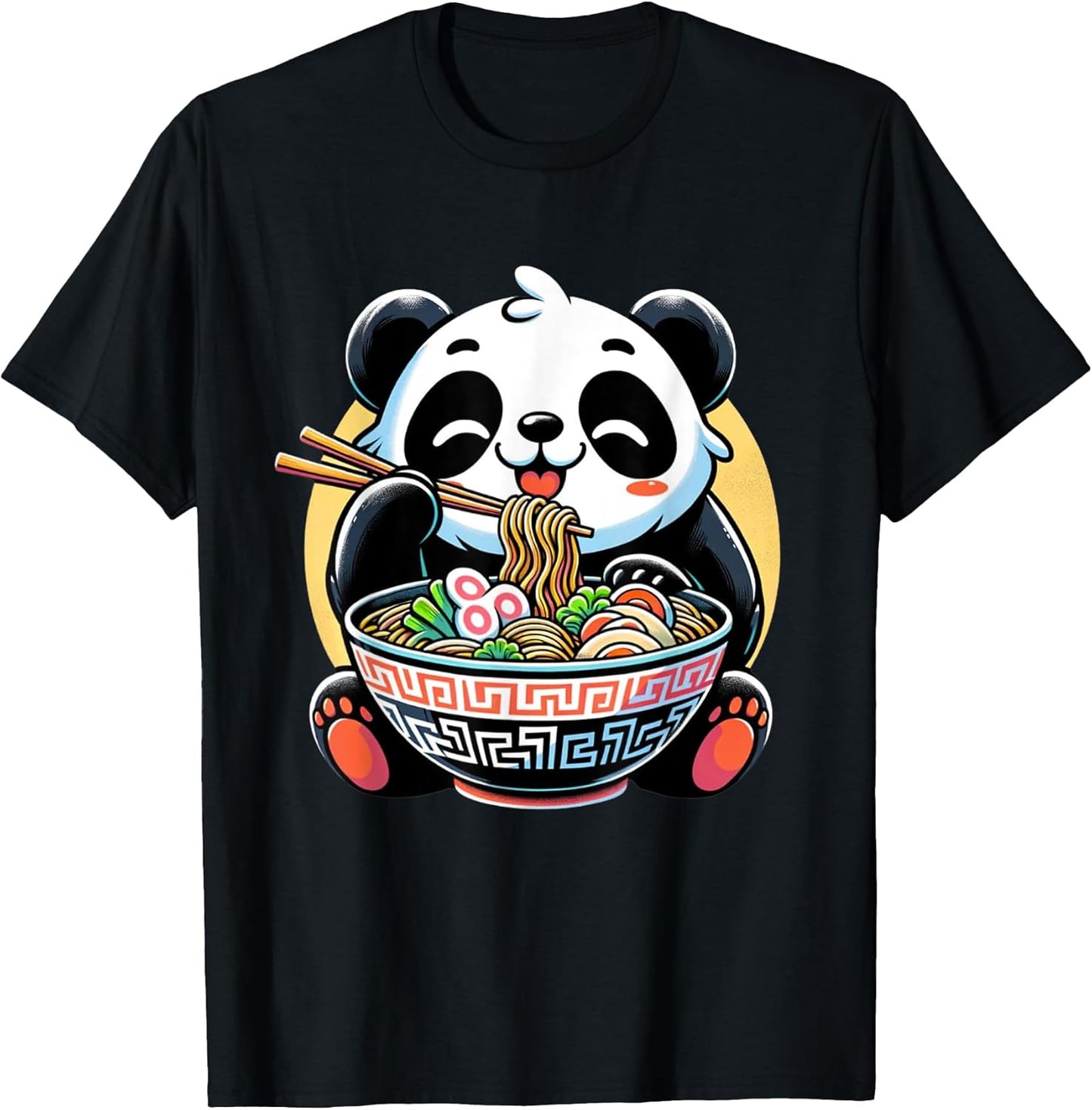 Panda Bear Anime Ramen Apparel