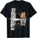 Cats Reflection Funny Cat Lover Tee