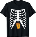 Funny DIY Skeleton Couples Halloween Costume