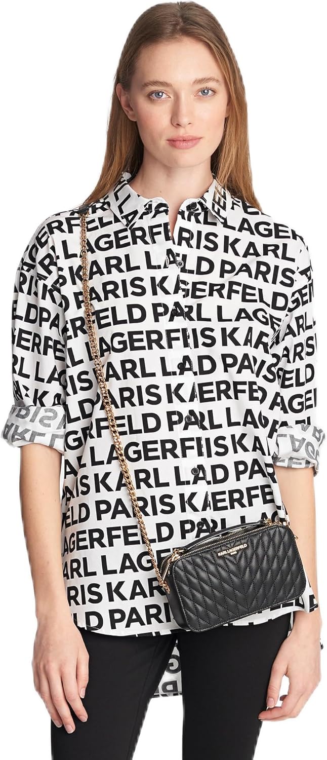 Women's All Over Print Everyday Essential Button Down
