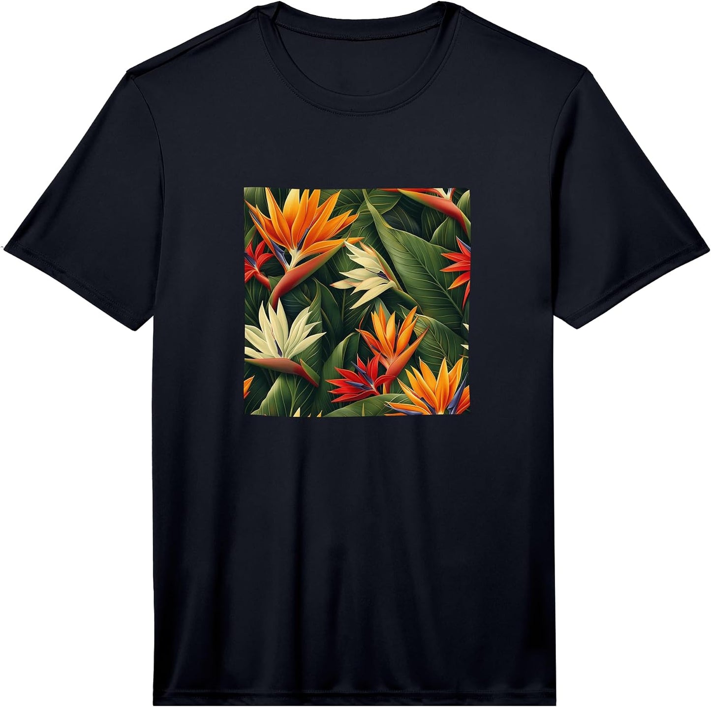 Bird Of Paradiese Flower Pattern Merch