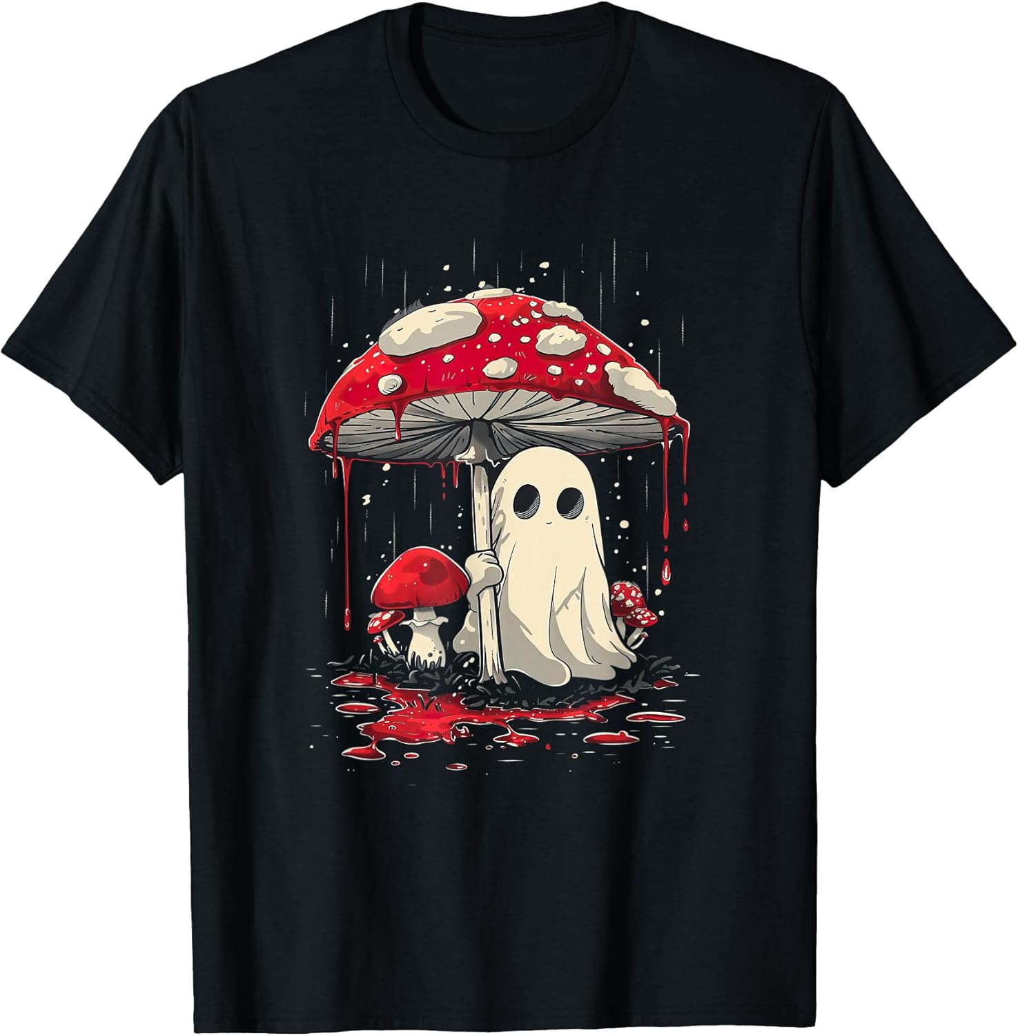 Halloween Shirt Ghost Clothes Cute Mushroom Spooky