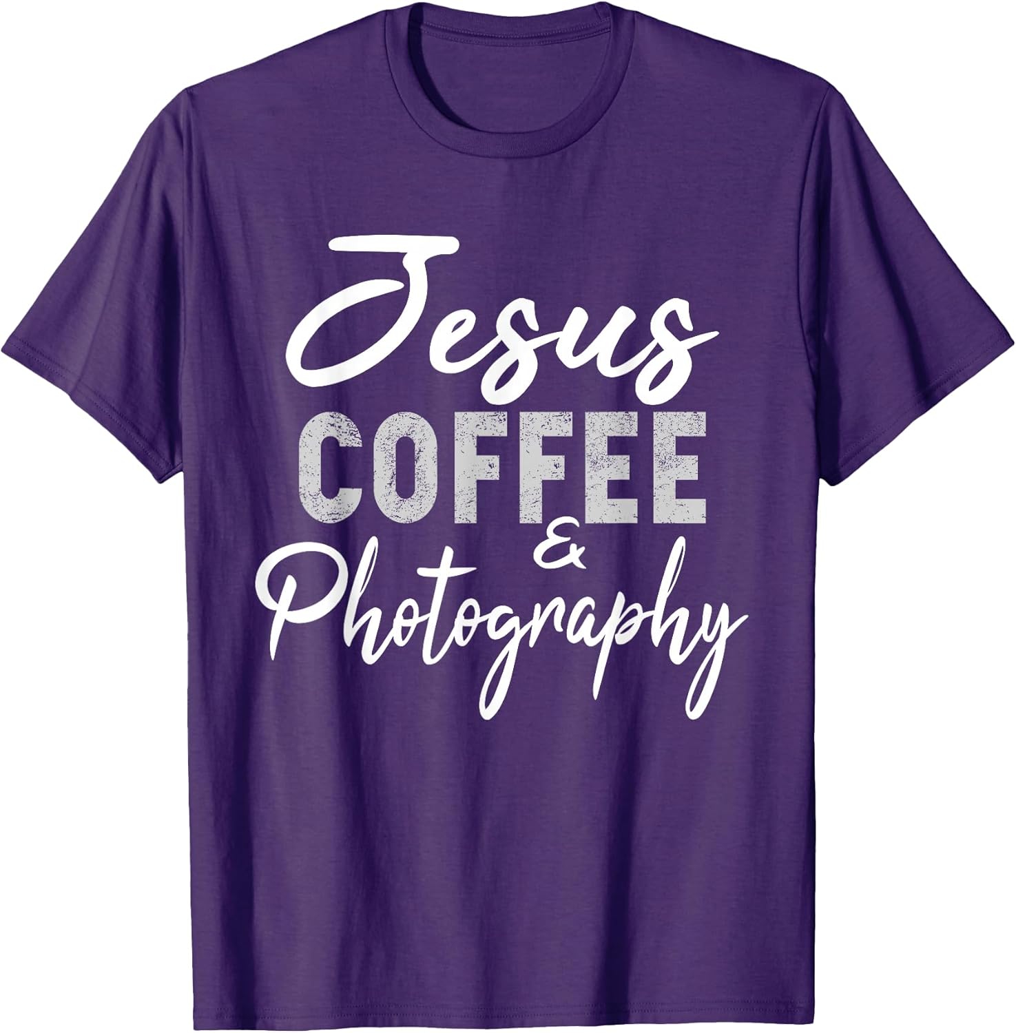 Jesus Christian Camera Coffee Lovers Tee Shirts