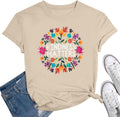 Teacher Shirts for Women Be Kind Shirt Kindness Shirts Mental Health Tshirt Boho Floral Graphic Tee Inspirational Tops