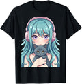 Kawaii Anime Cat Kitten Girl Headphones Pastel Otf