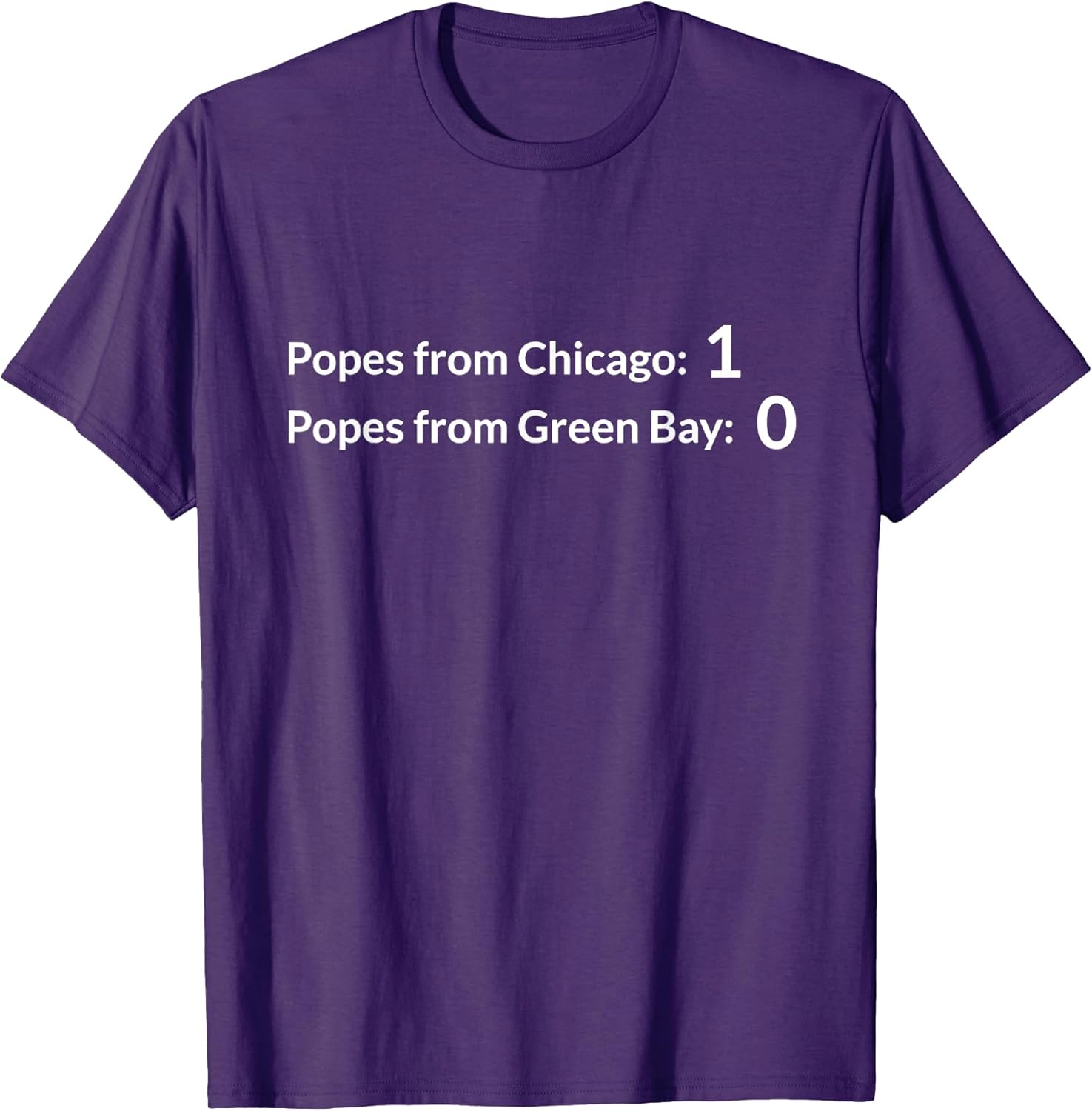 Popes From Chicago 1 Pope's From Green Bay 0 Sport