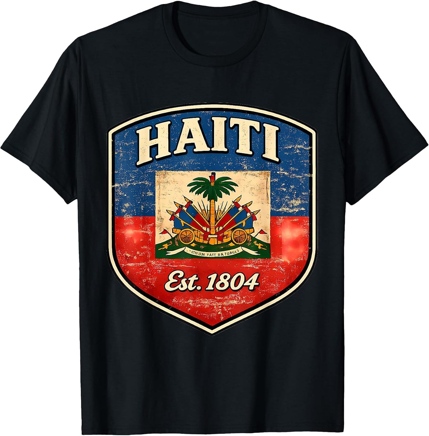 Vintage Haiti Flag Day Est. 1804 Haitian Merch