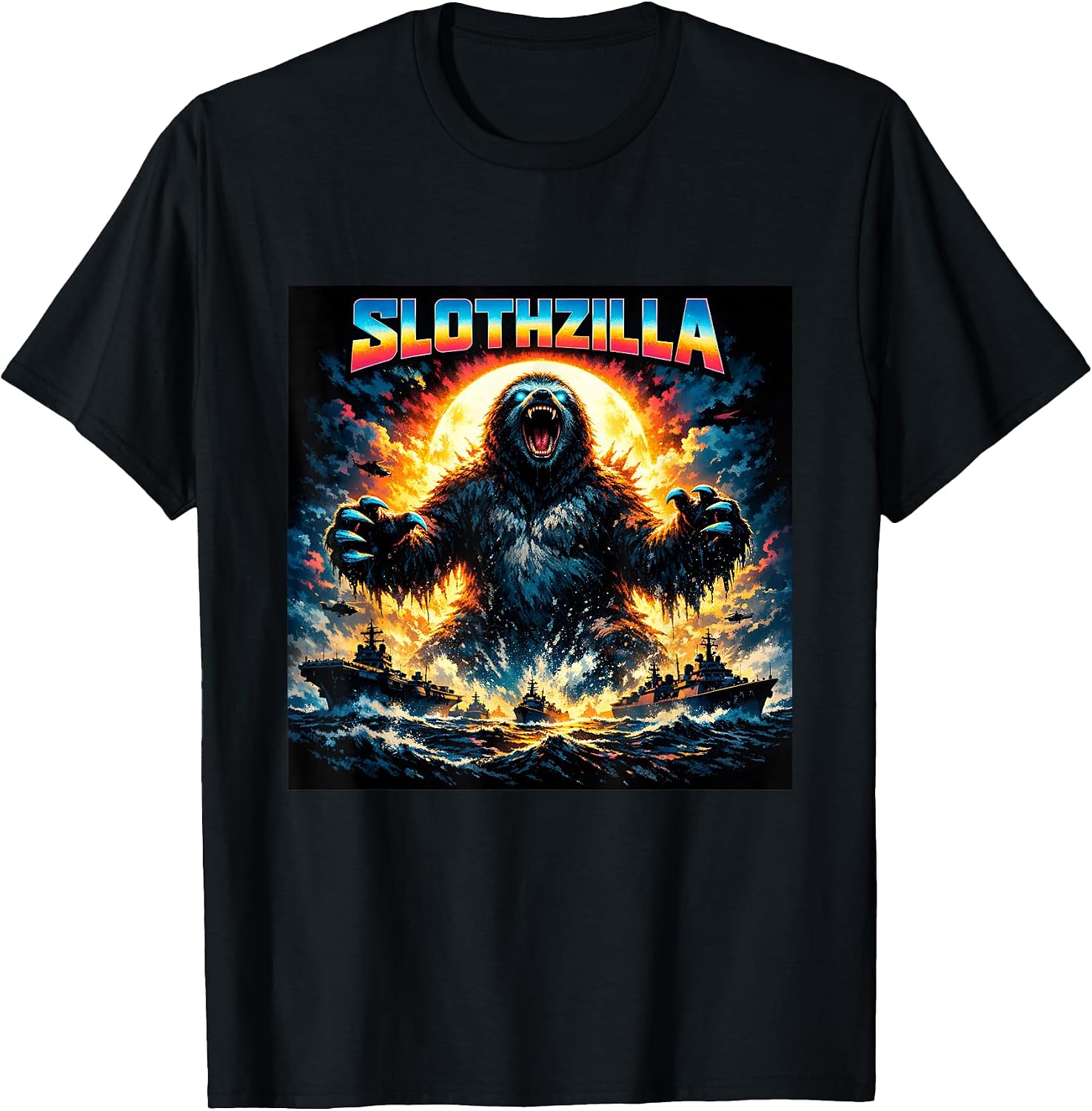 Retro Sloth Gifts For Women Men Kid Cute Animal Co