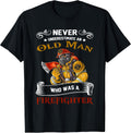 Old Man Who Loves Firefighter Retired Pride Men