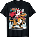 Funny Santa Dinosaur T rex Christmas Kids
