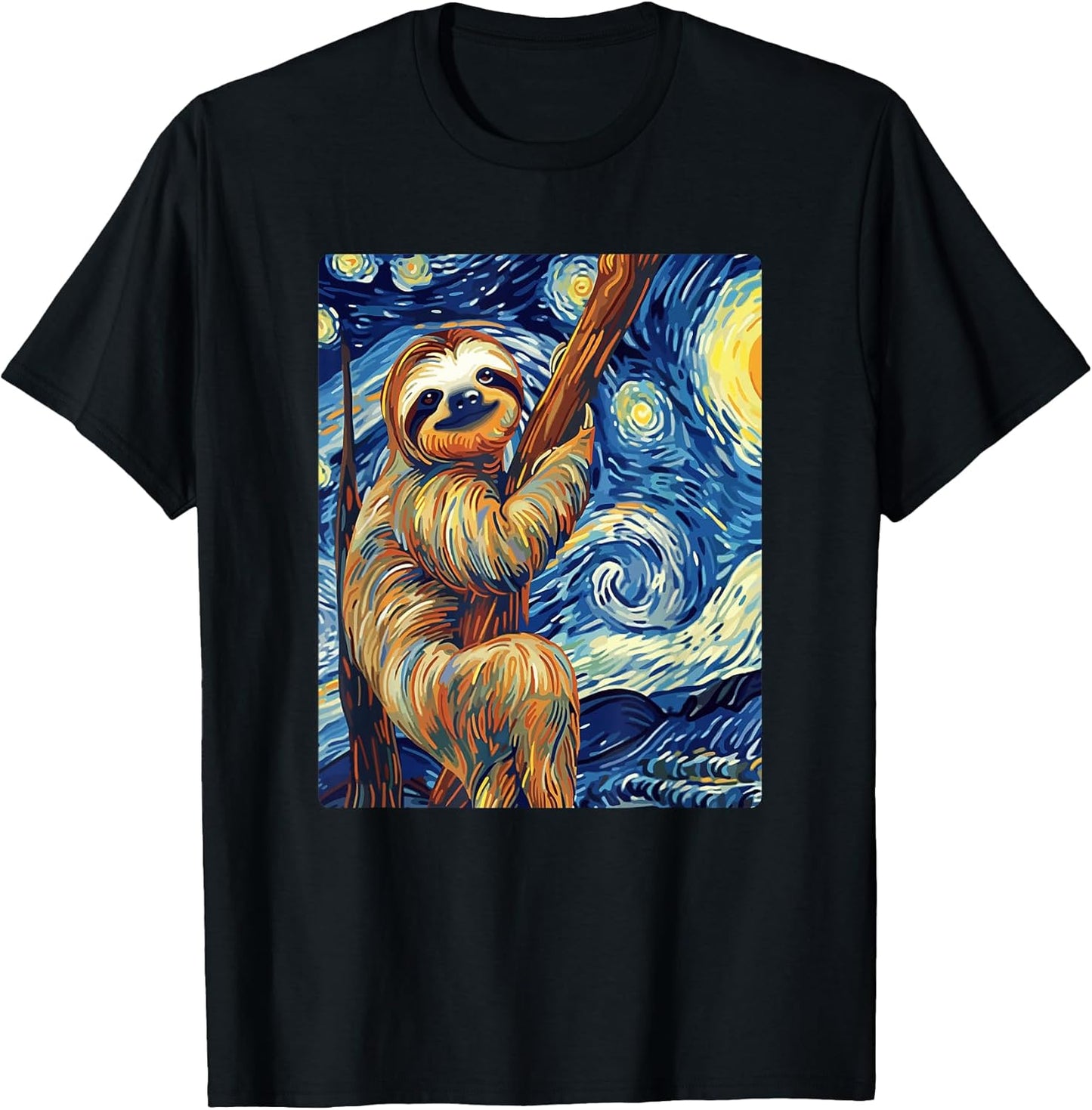Funny Starry Night Sloth Lover